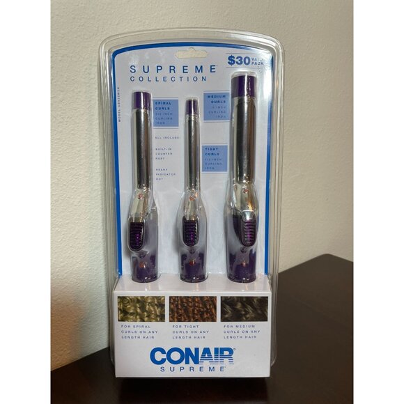 Conair Supreme Collection Curling Irons Set - NEW - Picture 2 of 5